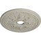 Ekena Millwork Rose and Ribbon Medallion (Canopies up to 4"), 23 5/8"OD x 4"ID x 1 1/2"P, Pot of Cream Crackle CM23ROPCC - alternate 2